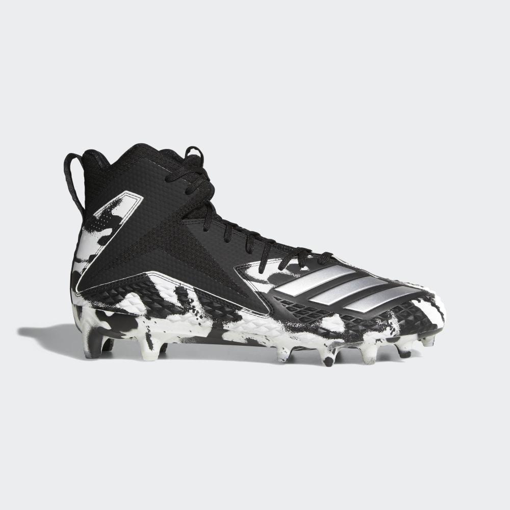 Ghete Fotbal Adidas Freak x Carbon Mid Barbati Romania - Camuflaj/Negrii/Argintii Metal/Albi B37335